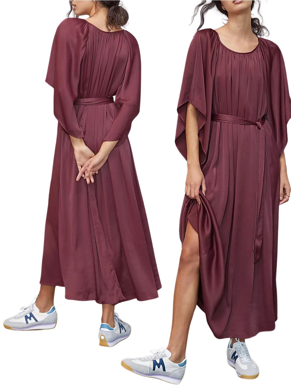 ANTHROPOLOGIE Saturday Sunday Cecile Draped Maxi Dress- NWOT